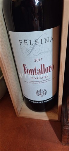 Toscana Không được chỉ định Fèlsina Fontalloro 2017