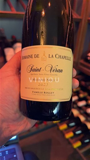 Bourgogne Saint-Véran Domaine La Chapelle Madame Noly 2023