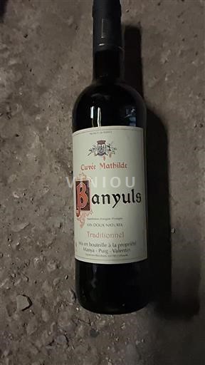 Roussillon Banyuls Mas Puig Valenti Mathilde Không niên vụ