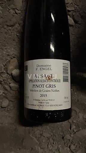 Alsace Domaine F. Engel Sélection de Grains Nobles 2015