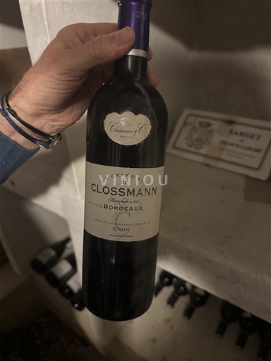 Bordeaux Clossmann Le Grand Vin 2000