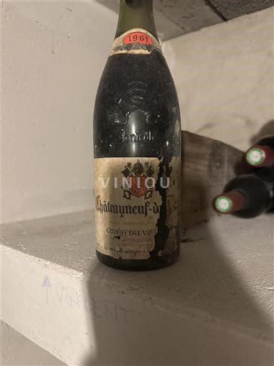 Vale do Ródano Châteauneuf-du-Pape Château Neuf-du-Pape du Vatican 1961