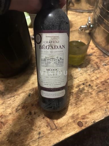 Bordeaux Médoc Château Bégadan Tradition 2005