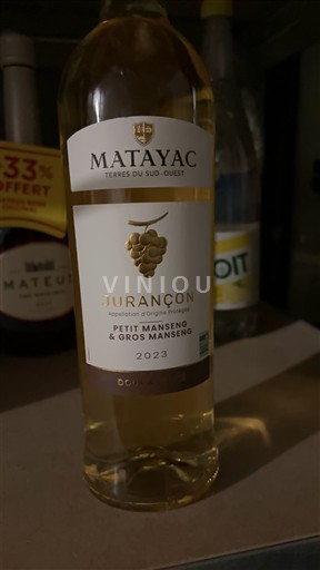 Jihozápad Jurançon Matayac 2023