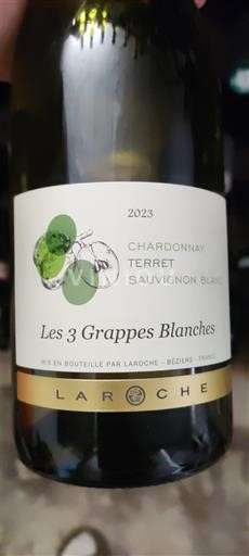 Languedoc và Roussillon Vùng đất Oc Laroche Les 3 Grappes Blanches 2023
