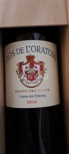 Bordeaux Saint-Émilion Grand Cru Grand Cru Classé Clos de l'Oratoire 2016