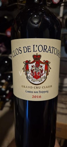 Bordeaux Saint-Émilion Grand Cru Grand Cru Classé Clos de l'Oratoire 2016