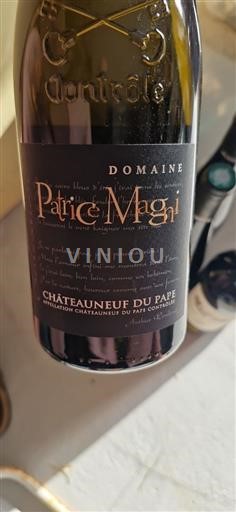 Thung lũng Rhône Châteauneuf-du-pape Domaine Patrice Magni 2022