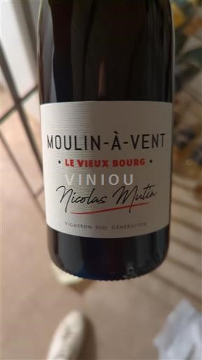 Beaujolais Moulin-à-vent Nicolas Mutin Le Vieux Bourg 2023