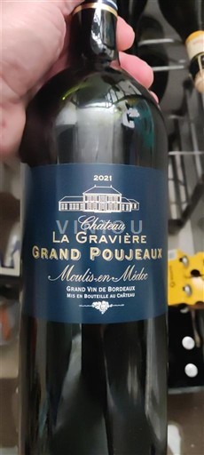 Bordeaux Moulis-en-Médoc Château La Gravière Grand Poujeaux 2021