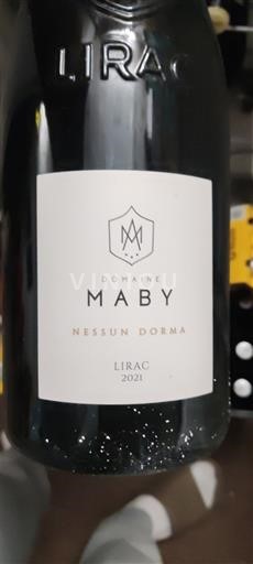 Thung lũng Rhône Lirac Domaine Maby Nessun Dorma 2021