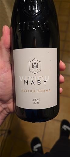 Rhônedalen Lirac Domaine Maby Nessun Dorma 2021