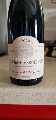 Burgundija Pernand-Vergelesses Domaine Rollin Père et Fils 2020