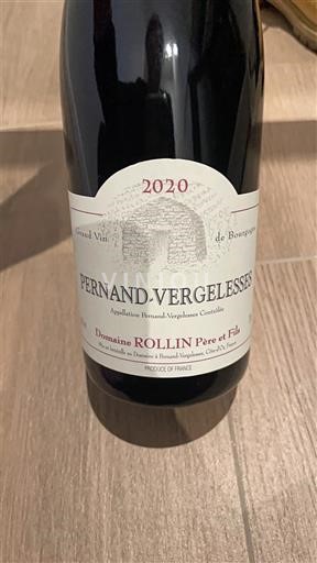 Borgogna Pernand-Vergelesses Domaine Rollin Père et Fils 2020