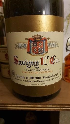Bourgondië Savigny-lès-Beaune Premier Cru Patrick et Martine Jacob-Girard Hauts Jarrons 2006
