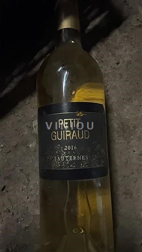 Bordeaux Sauternes Château Guiraud Petit Guiraud 2016