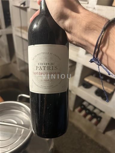 Bordeaux Saint-Émilion Grand Cru Grand Cru Château Patris 1996
