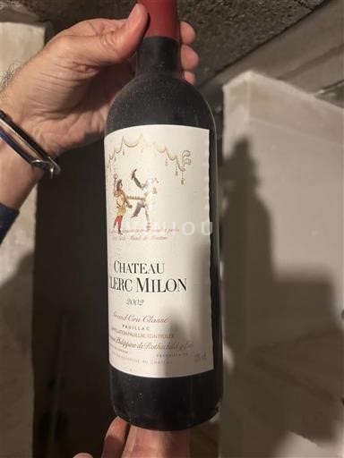 Bordeaux Pauillac Grand Cru Château Clerc Milon 2002