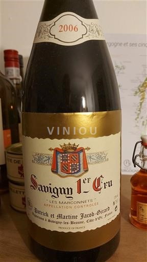 Bourgondië Savigny-lès-Beaune Premier Cru Patrick et Martine Jacob-Girard Les Marconnets 2006