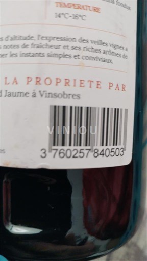 Thung lũng Rhône Vinsobres Jaume 2022