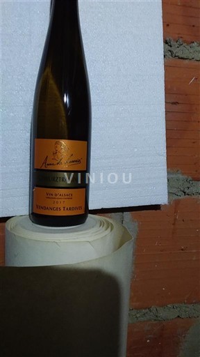 Alsace Vendanges Tardives Aimé Stentz Không niên vụ