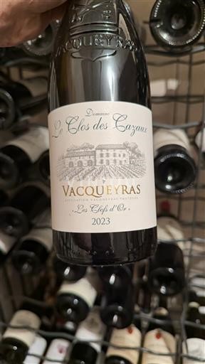 Vallée du Rhône Vacqueyras Domaine Le Clos des Cazaux Les Clefs d'Or 2023