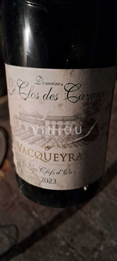 Rhônevallei Vacqueyras Domaine Le Clos des Cazaux Les Clefs d'Or 2023