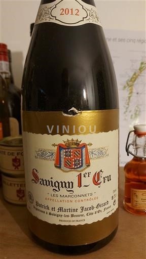 Bourgondië Savigny-lès-Beaune Premier Cru Patrick et Martine Jacob-Girard Les Marconnets 2012