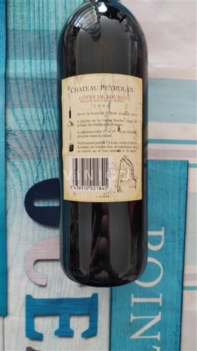 Bordeaux Côtes-de-bourg Château Peyrolan 1994