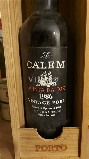 Portugalska Porto Quinta da Foz Vintage Port 1986