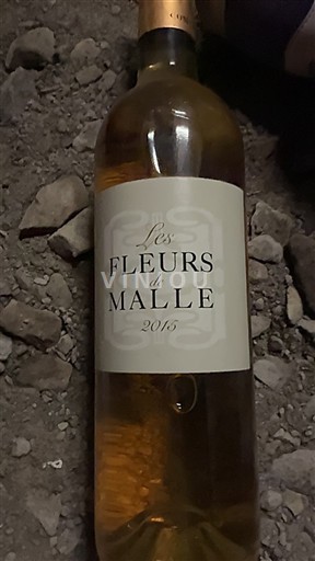 Bordeaux Sauternes Château Malle Les Fleurs de Malle 2015