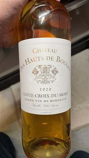 Bordeaux Sainte-Croix-Du-Mont Château Des Hauts de Bougan 2020