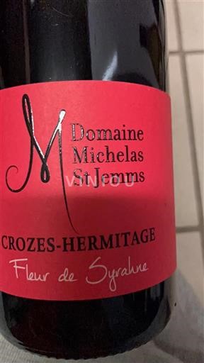 Thung lũng Rhône Crozes-hermitage Michelas St Jemms Fleur de Syrahne Không niên vụ