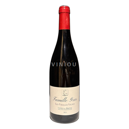 Rhônevallei Côtes-du-rhône Famille Gras Les Vieilles Vignes 2021
