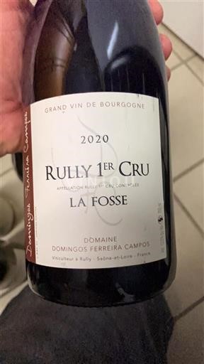 Burgundy Rully Premier Cru Domaine Domingos Ferreira Campos La Fosse 2020