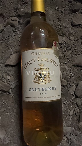 Bordeaux Sauternes Château Haut Coustet 2016