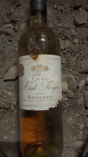 Burdeos Sauternes Château Haut-Moyne 2020