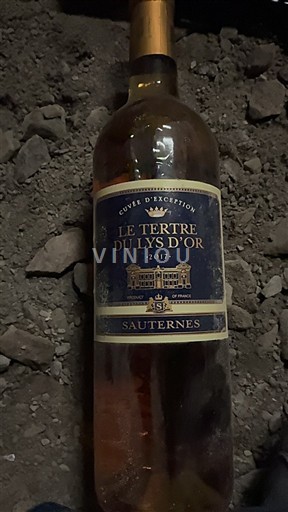 Bordeaux Sauternes Le Tertre du Lys Or d'Exception 2017