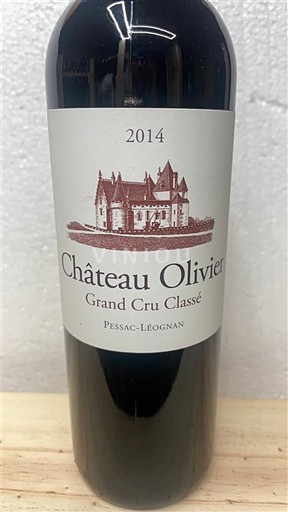 Bordeaux Pessac-Léognan Grand Cru Classé Château Olivier 2014