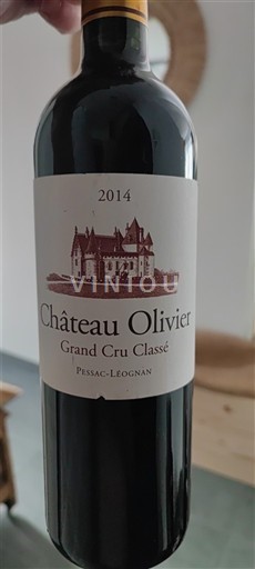 Bordeaux Pessac-Léognan Grand Cru Classé Château Olivier 2014