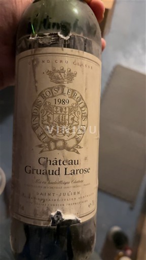 Bordeaux Saint-Julien Grand Cru Château Gruaud Larose 1989
