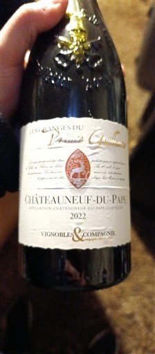 Rhônen laakso Châteauneuf-du-Pape Vignobles & Compagnie Les Grands Chênes 2022