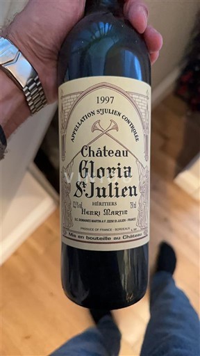 Bordeaux Saint-Julien Château Gloria 1997