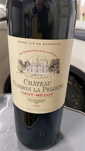 Bordéus Haut-Médoc Cru Bourgeois Château Cambon La Pelouse 2000