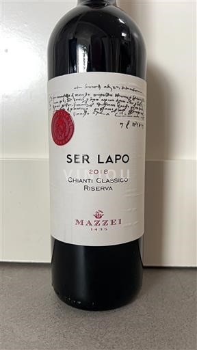 Tuscany Chianti Classico Mazzei Ser Lapo 2018