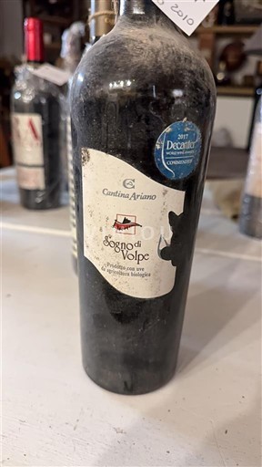 Puglia Không được chỉ định Cantina Ariano Sogno di Volpe 2010