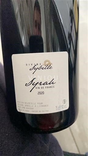 Vin Rouge sec Syrah Divine Sybille 2020 France Languedoc AOC