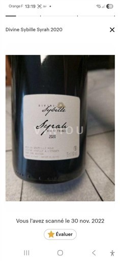 Linguadoca Non specificato Divine Sybille Syrah 2020