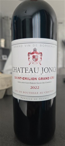 Bordeaux Saint-Émilion Grand Cru Grand Cru Château Jonc 2022