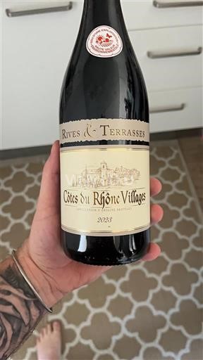Vallée du Rhône Côtes-du-rhône-villages Rives & Terrasses 2022